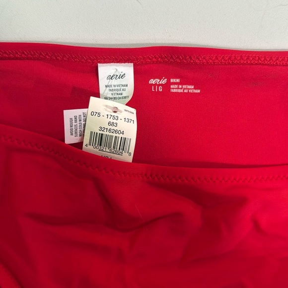[Aerie] NWT Red Bikini Bottom - Picture 2 of 6